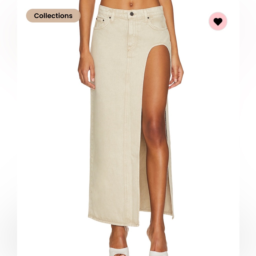Grlfrnd Bianca maxi skirt